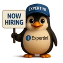 Expertini Hiring Penguin promoting job openings